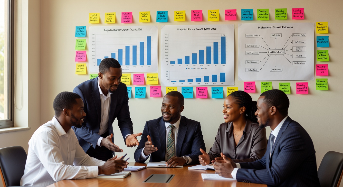 Team brainstorming session at Elevate Consulting Uganda