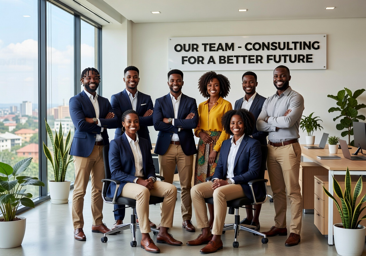 Elevate Consulting Uganda team in office
