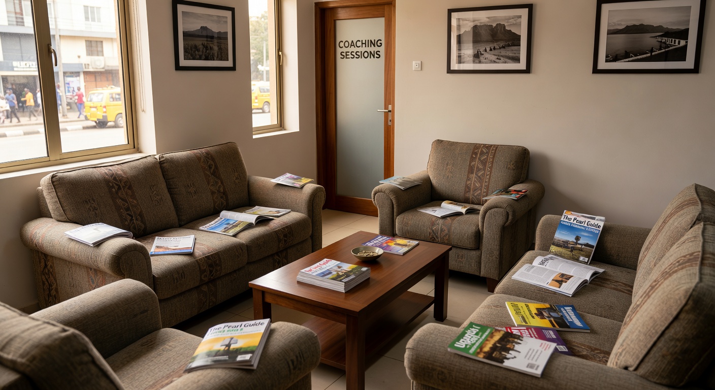 Elevate Consulting Uganda office lounge